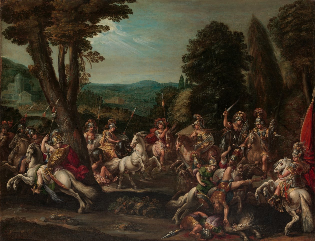 انتصار الأمازون ، 1620s. بواسطة كلود ديروت