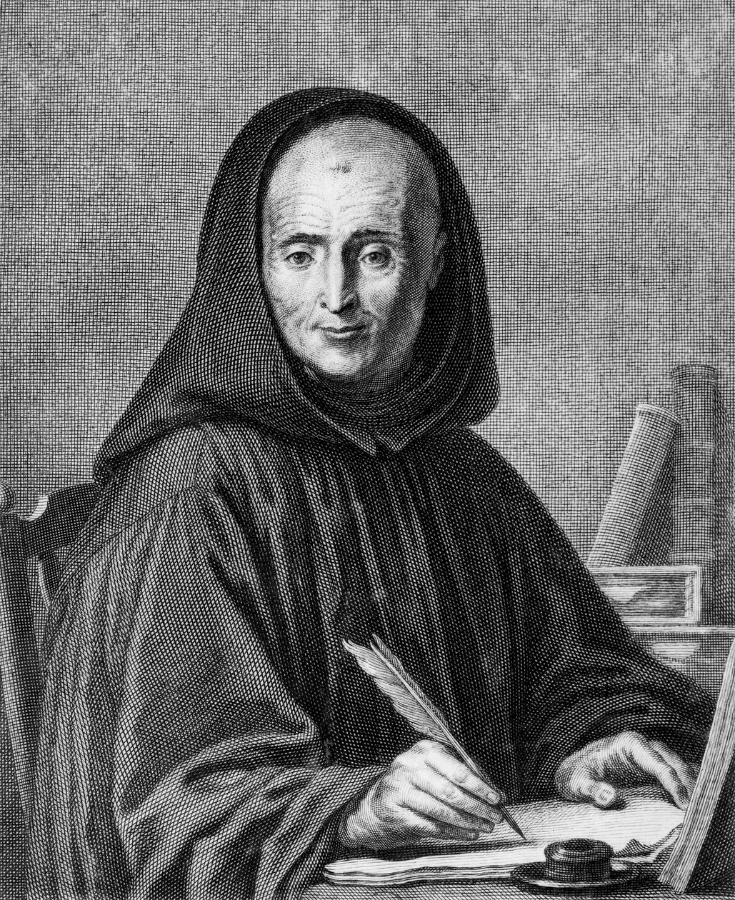 صورة جان مابيلون (1632-1707) منقوشة بواسطة أليكسيس لوير (1640-1713) بواسطة كلود جاي هاله