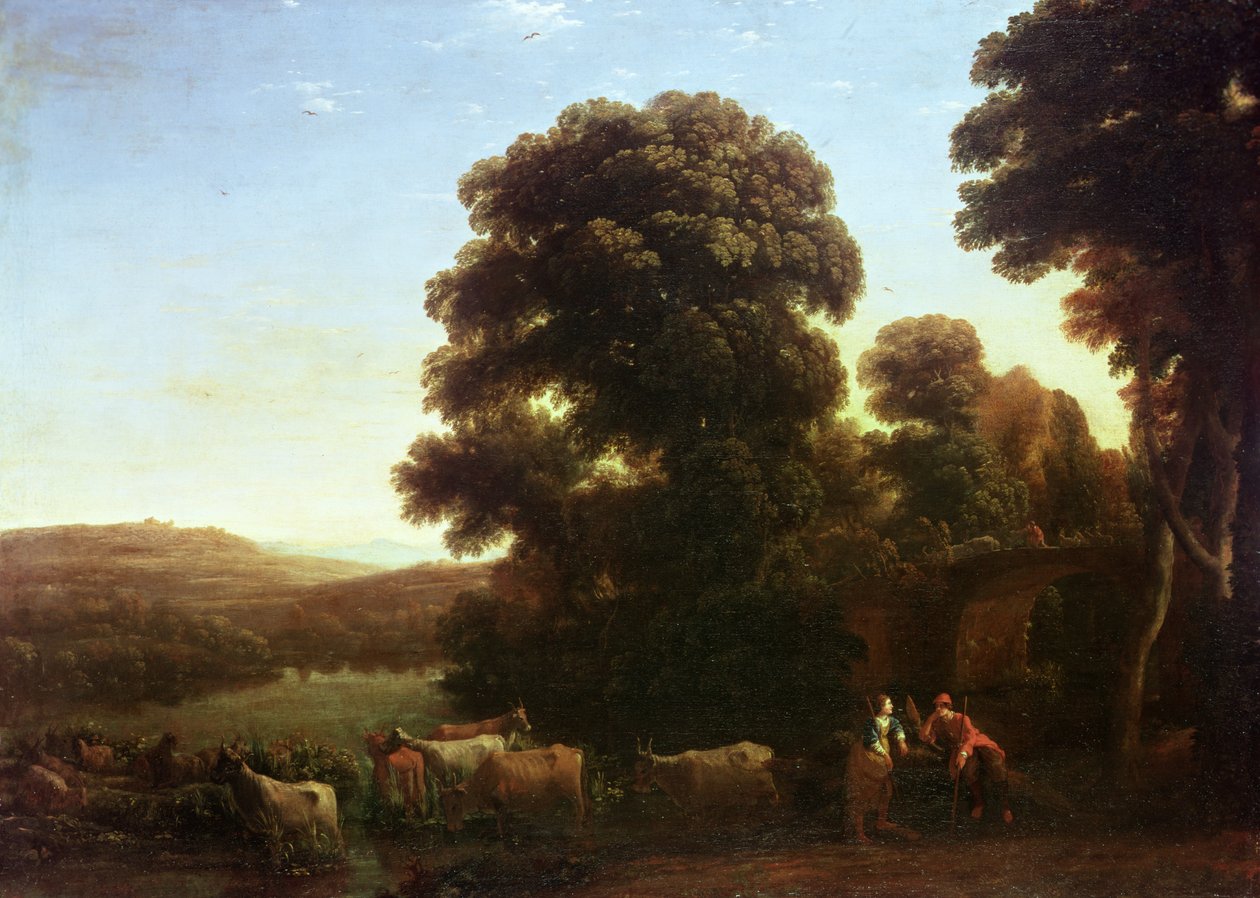 A Pastoral Landscape بواسطة كلود لورين