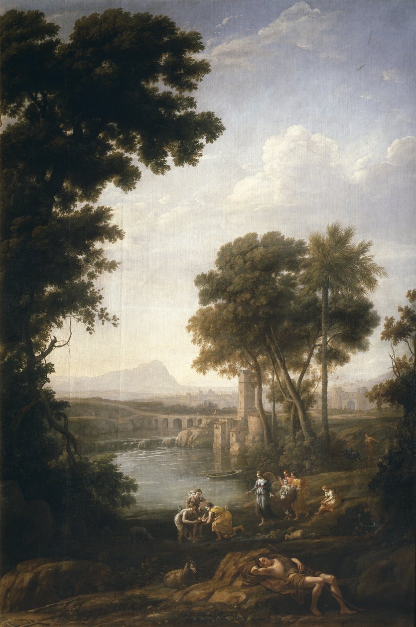 العثور على موسى ، 1639-1640 بواسطة كلود لورين