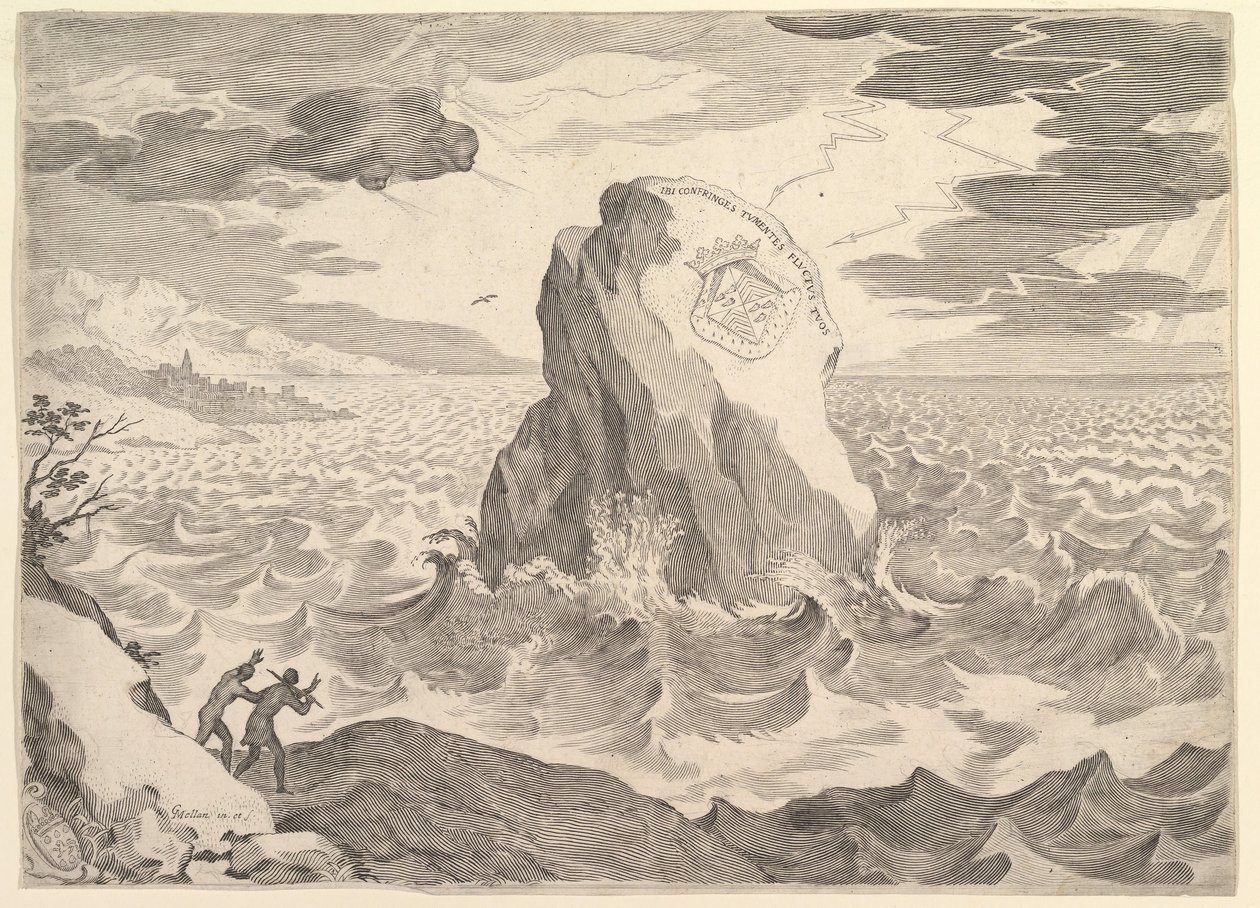 Allegory ضد بدعة Pelagian Allegory ضد بدعة Pelagian وشعار النبالة من .... بواسطة كلود ميلان