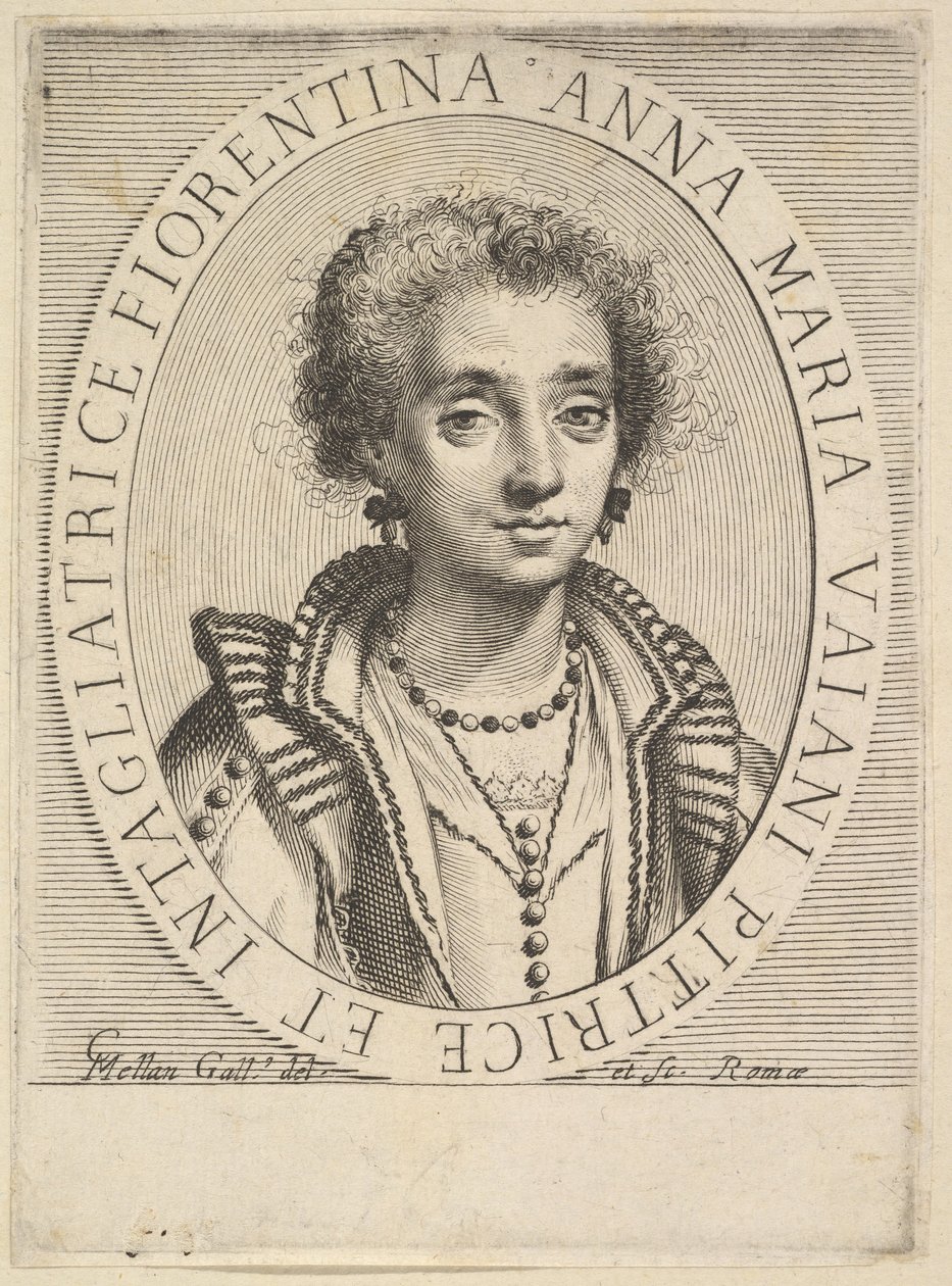 آنا ماريا فاياني ، 1624-36. بواسطة كلود ميلان