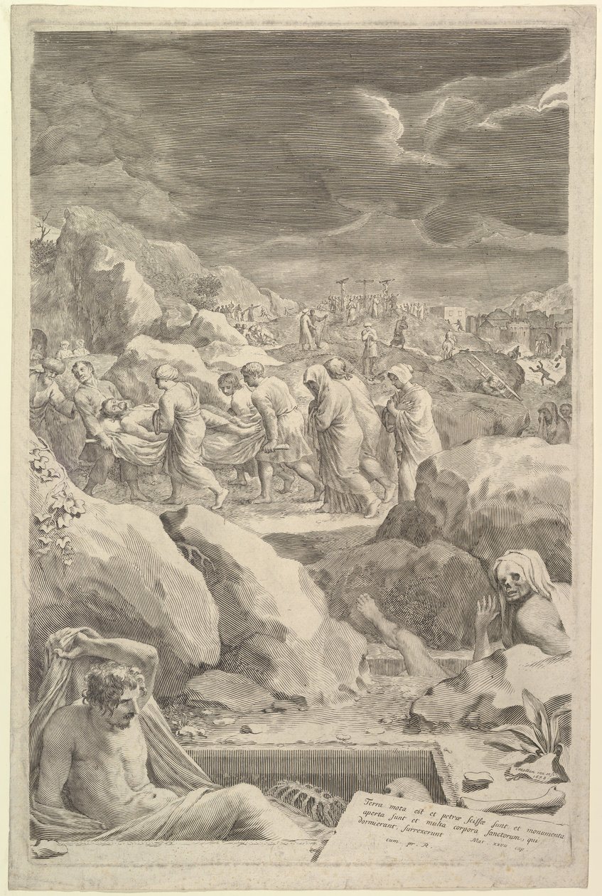 موكب دفن المسيح ، 1678. بواسطة كلود ميلان