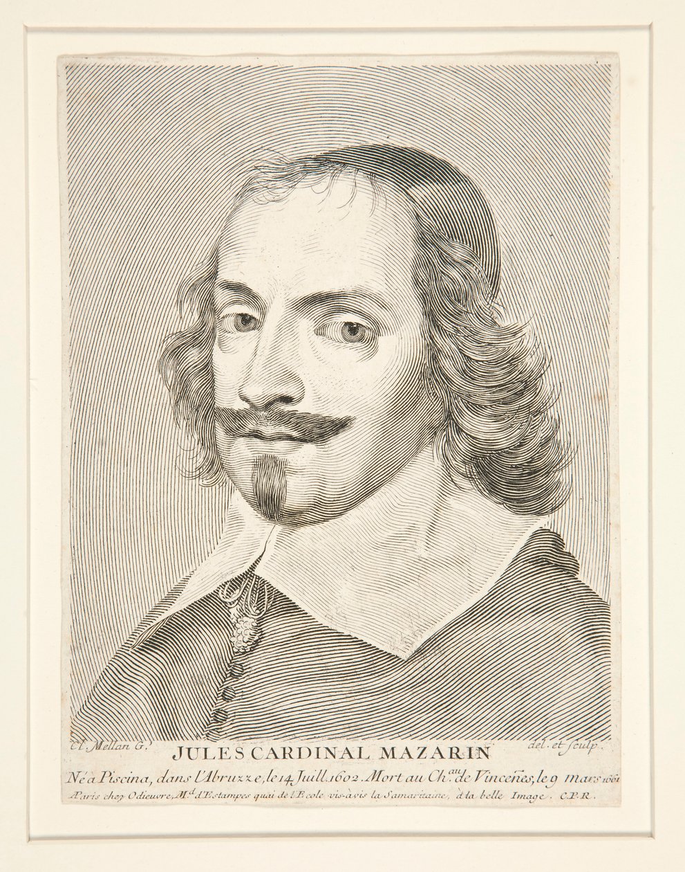 الكاردينال جول مازارين (1602-1661) بواسطة كلود ميلان