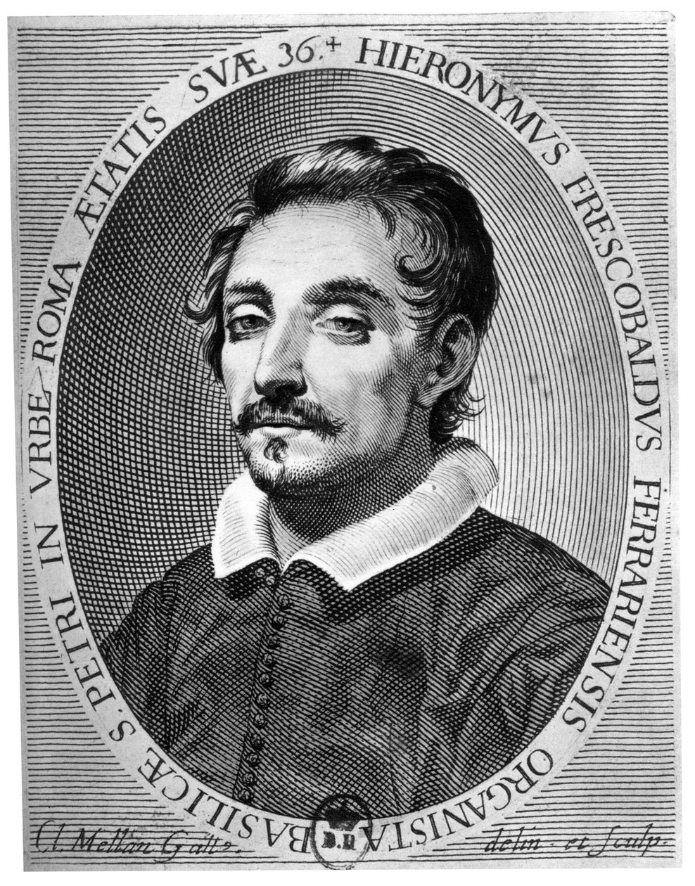 كان جيرولامو فريسكوبالدي 1583 - 1643 موسيقيًا من فيرارا بواسطة كلود ميلان