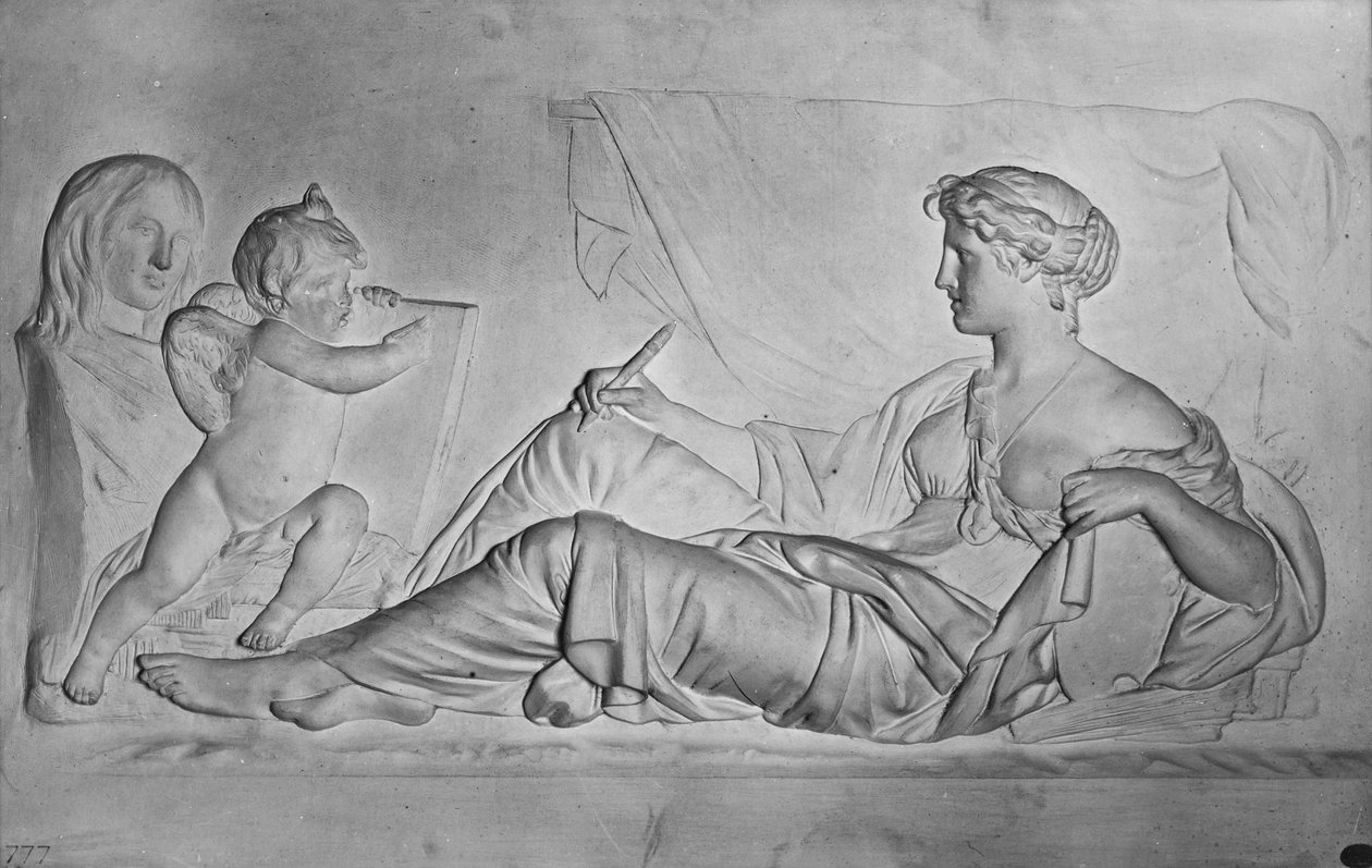 التاريخ ، c.1810 (الطين) بواسطة كلود ميشيل كلوديون