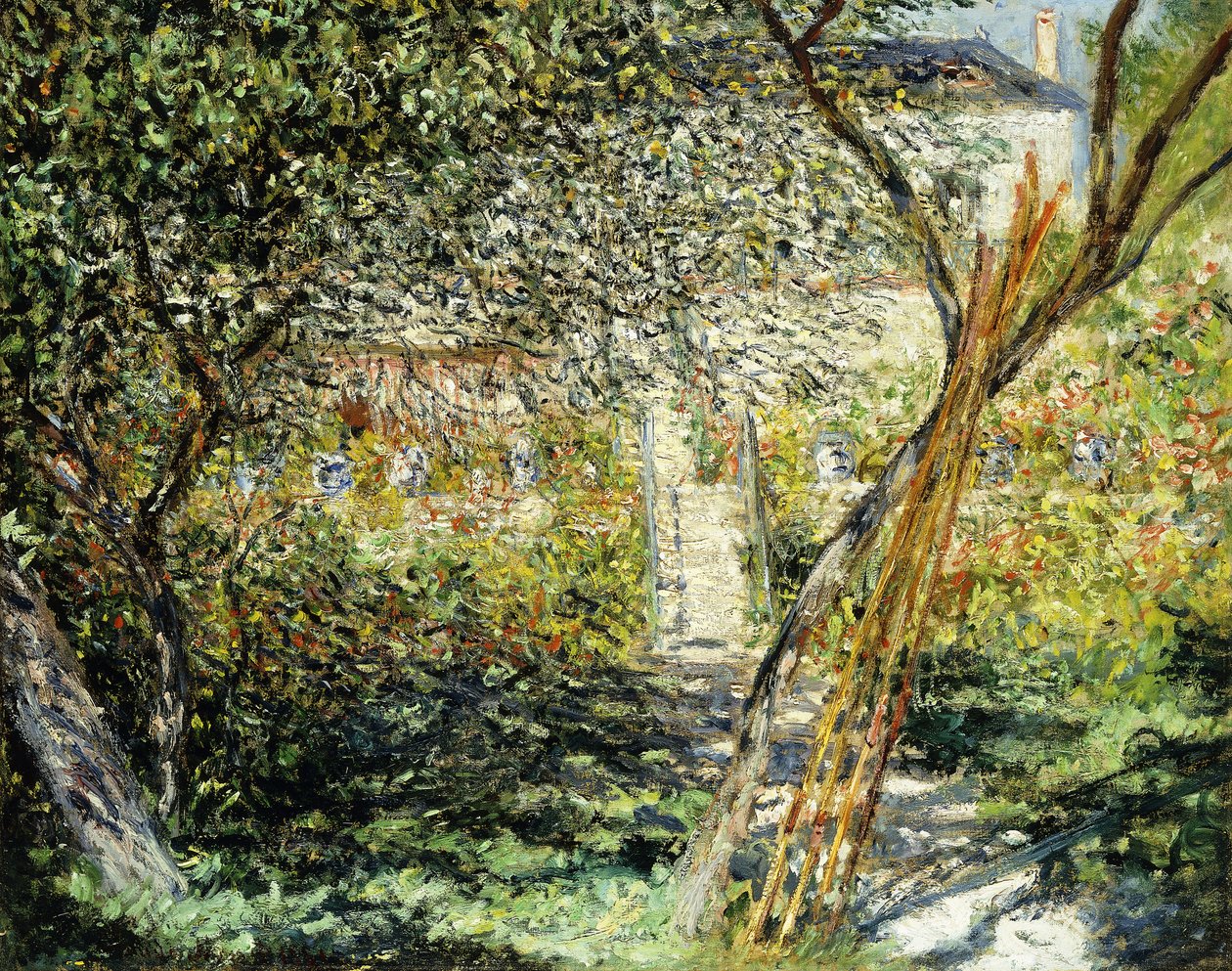 حديقة في Vetheuil ؛ Le Jardin de Vetheuil ، 1881 بواسطة كلود مونيه