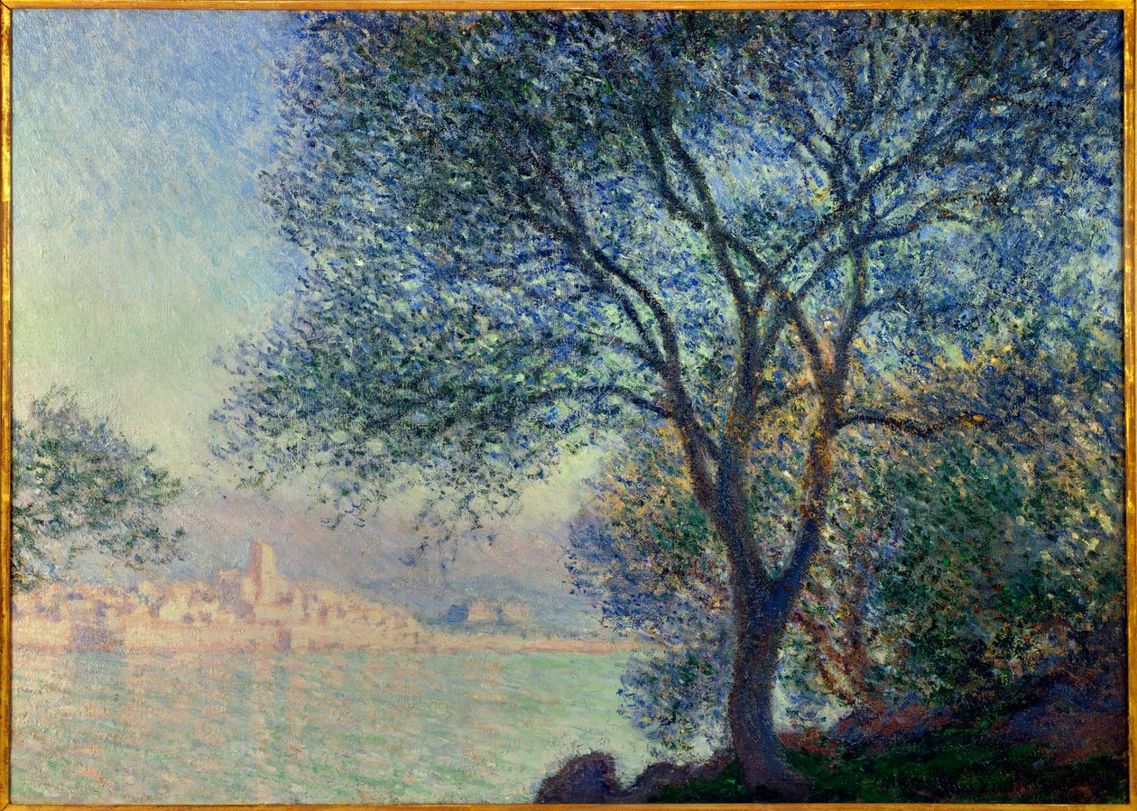 أنتيبس ، منظر للوحة ساليس التي رسمها كلود مونيه (1840-1926) 1888. خافت. 0.65 × 0.92 م. مجموعة خاصة بواسطة كلود مونيه