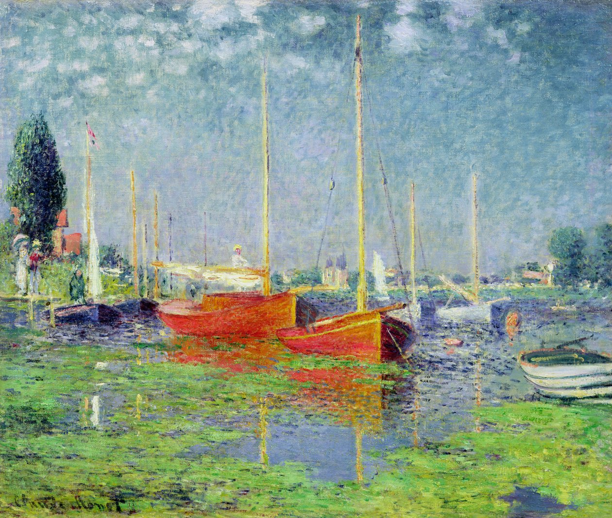 Argenteuil ، c.1872-5 (انظر أيضًا 287548) بواسطة كلود مونيه