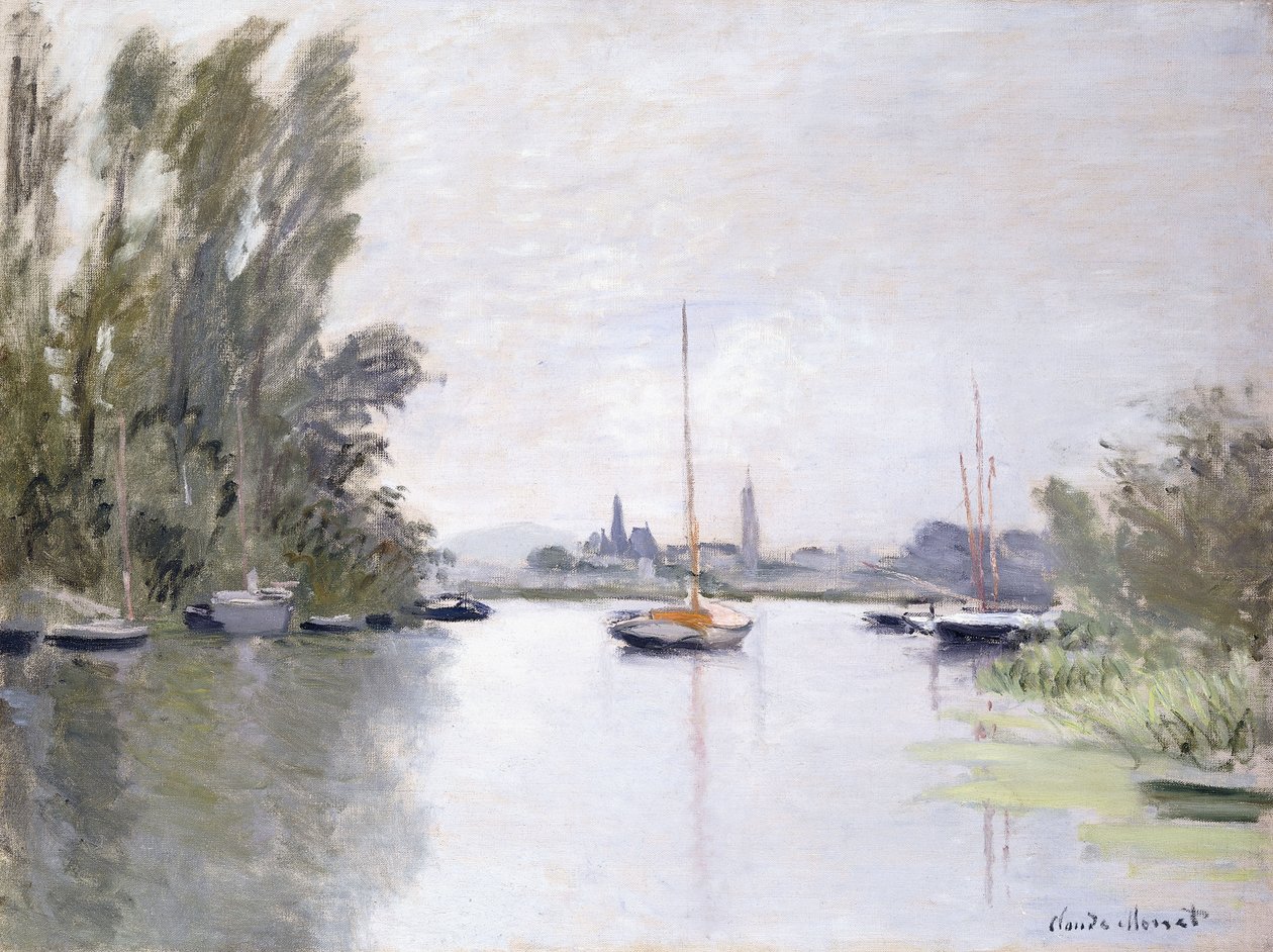 Argenteuil ، منظر الذراع الصغيرة لنهر السين ، 1872 بواسطة كلود مونيه