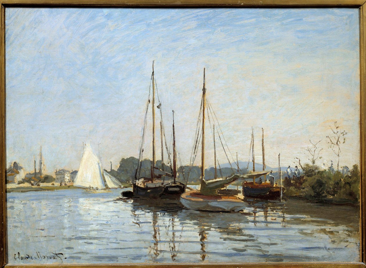 قوارب متعة في Argenteuil لوحة لكلود مونيه (1840-1926) 1873 صن. 0.49x0.65 م باريس ، متحف دورسيه - قوارب المتعة في Argenteuil. لوحة لكلود مونيه (1840-1926) بواسطة كلود مونيه