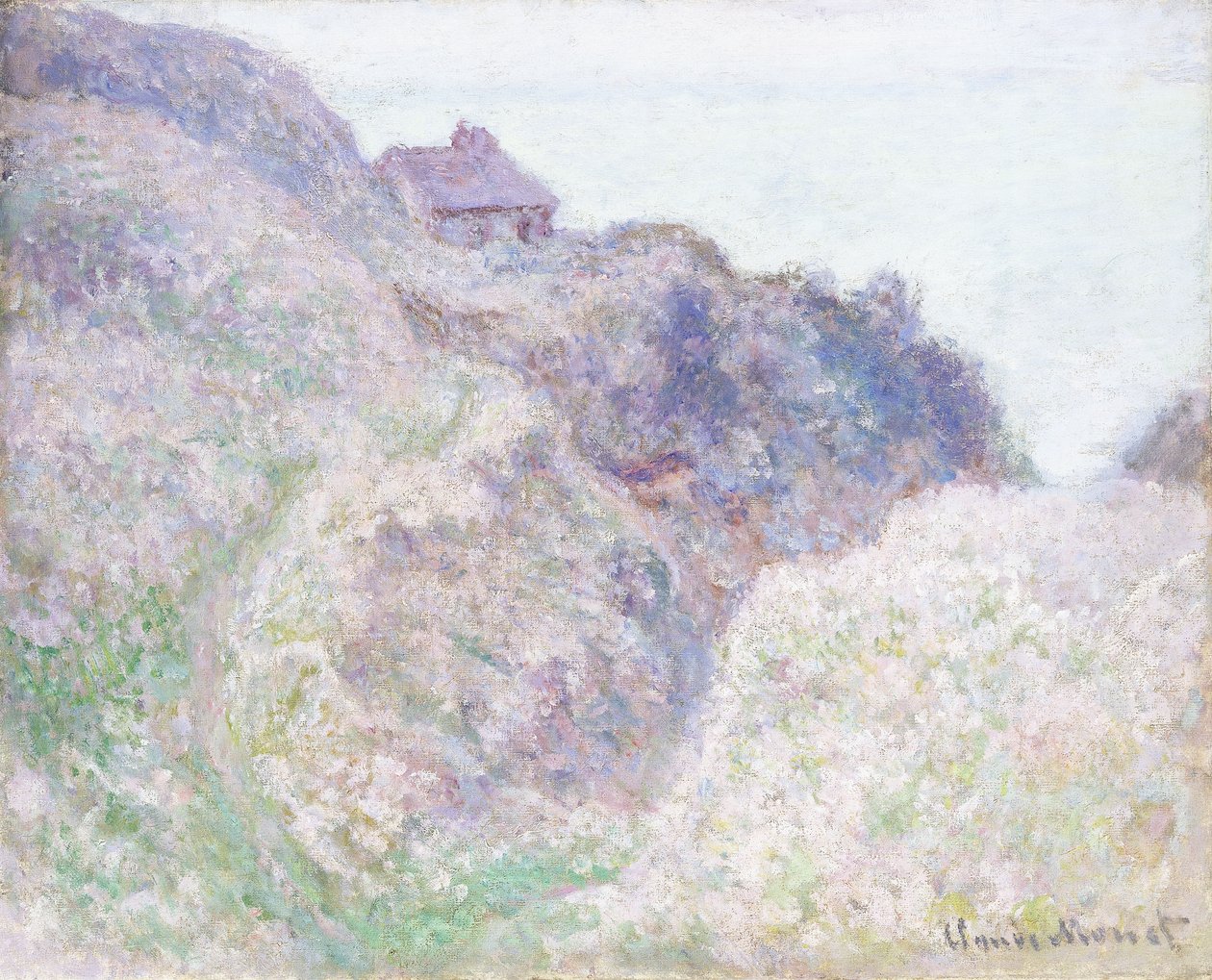 دار الجمارك في فارينجفيل ، 1897 بواسطة كلود مونيه