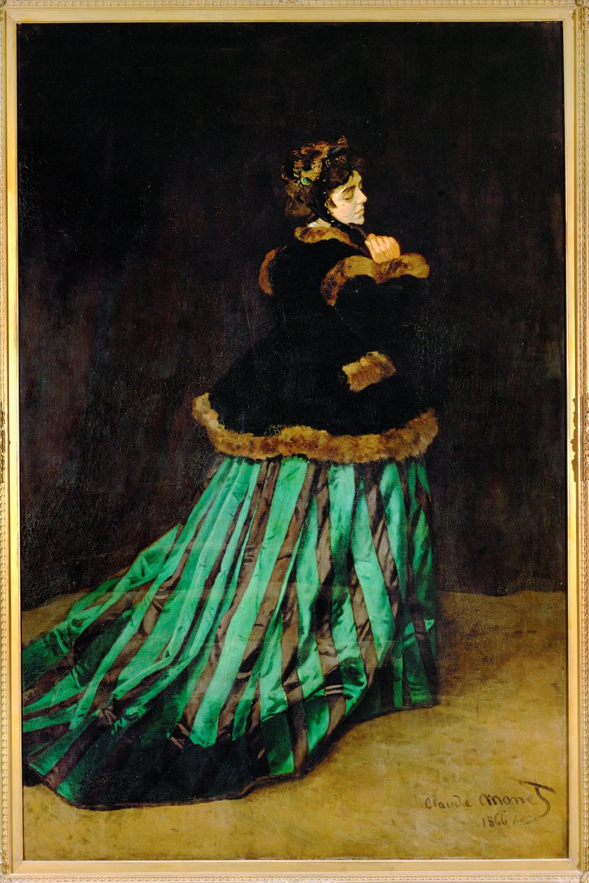 كاميل مونيه، زوجة الرسام الأولى (زيت على قماش) بواسطة كلود مونيه