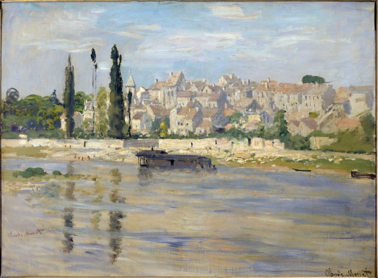 Carrieres-Saint-Denis - 1872. زيت على قماش بواسطة كلود مونيه