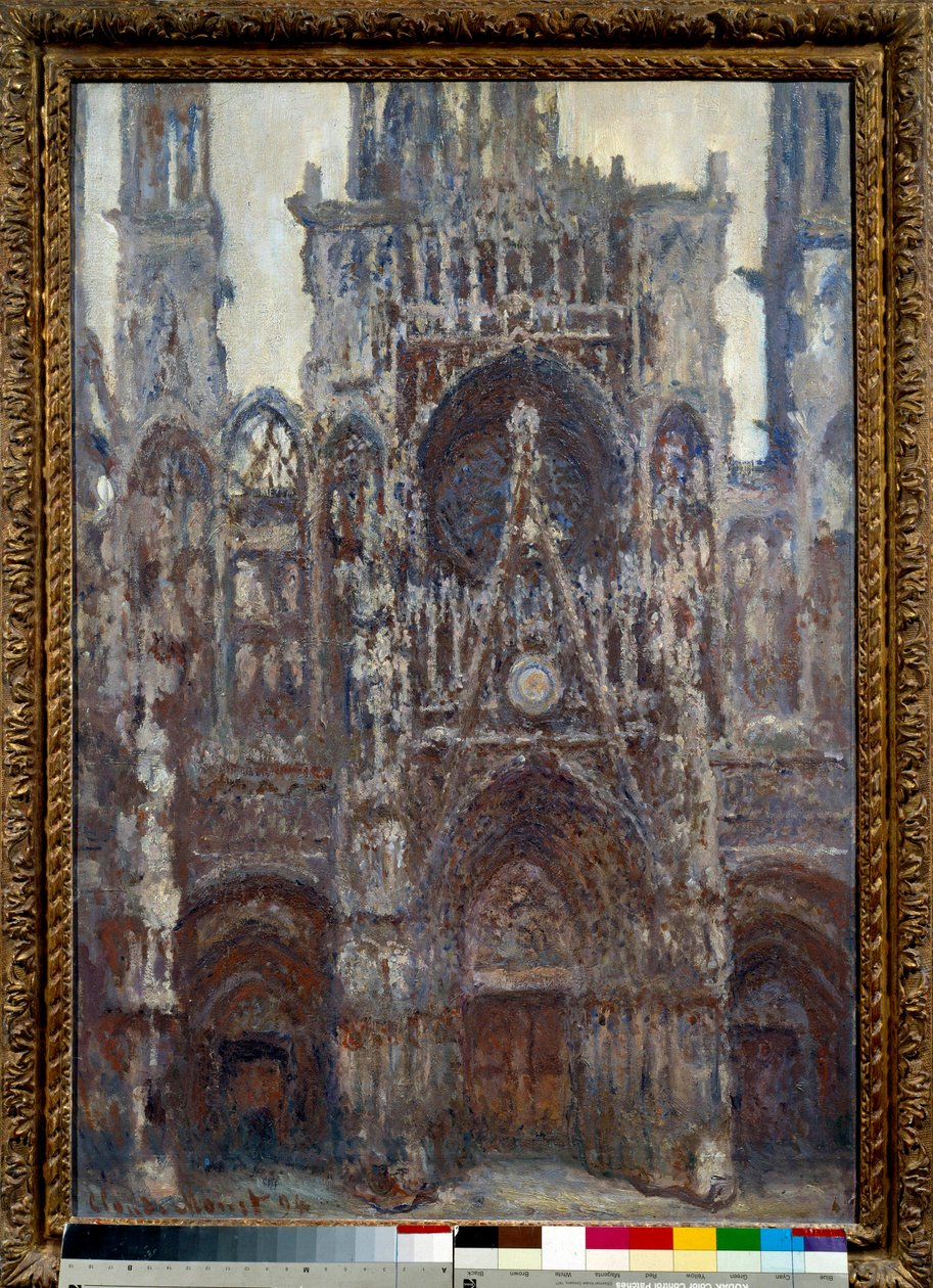 كاتيدرال دي روان ، البوابة ، الانسجام البني لوحة لكلود مونيه (1840-1926) 1892 صن. 1.07x0.73 م باريس ، متحف دورسيه - كاتدرائية روان ، البوابة ، انسجام باللون البني. لوحة لكلود مونيه (1840-1926) 1892. 1.07 × 0.73 م. متحف أورساي ، باريس بواسطة كلود مونيه