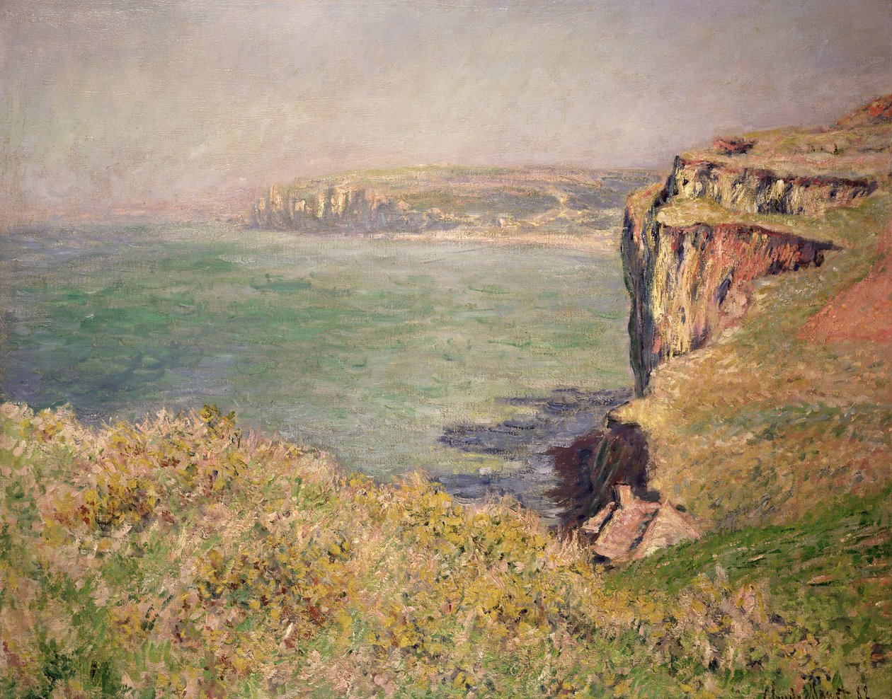 منحدر في Varengeville ، 1882 بواسطة كلود مونيه