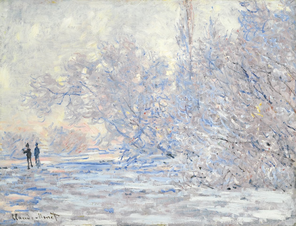 الصقيع في Giverny Le Givre à Giverny ، 1885 بواسطة كلود مونيه