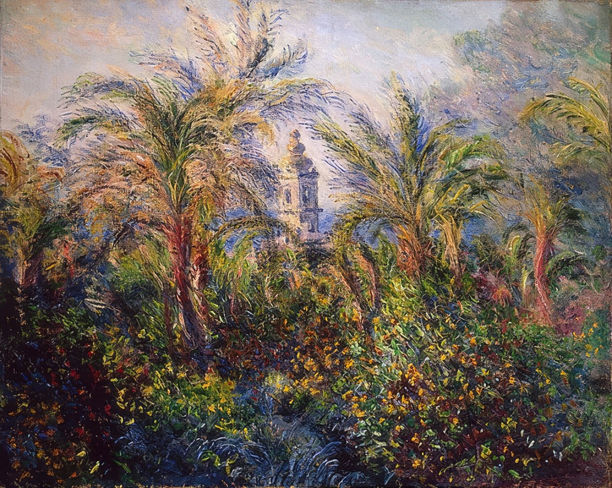 حديقة في بورديغيرا ، انطباع الصباح. 1884 بواسطة كلود مونيه