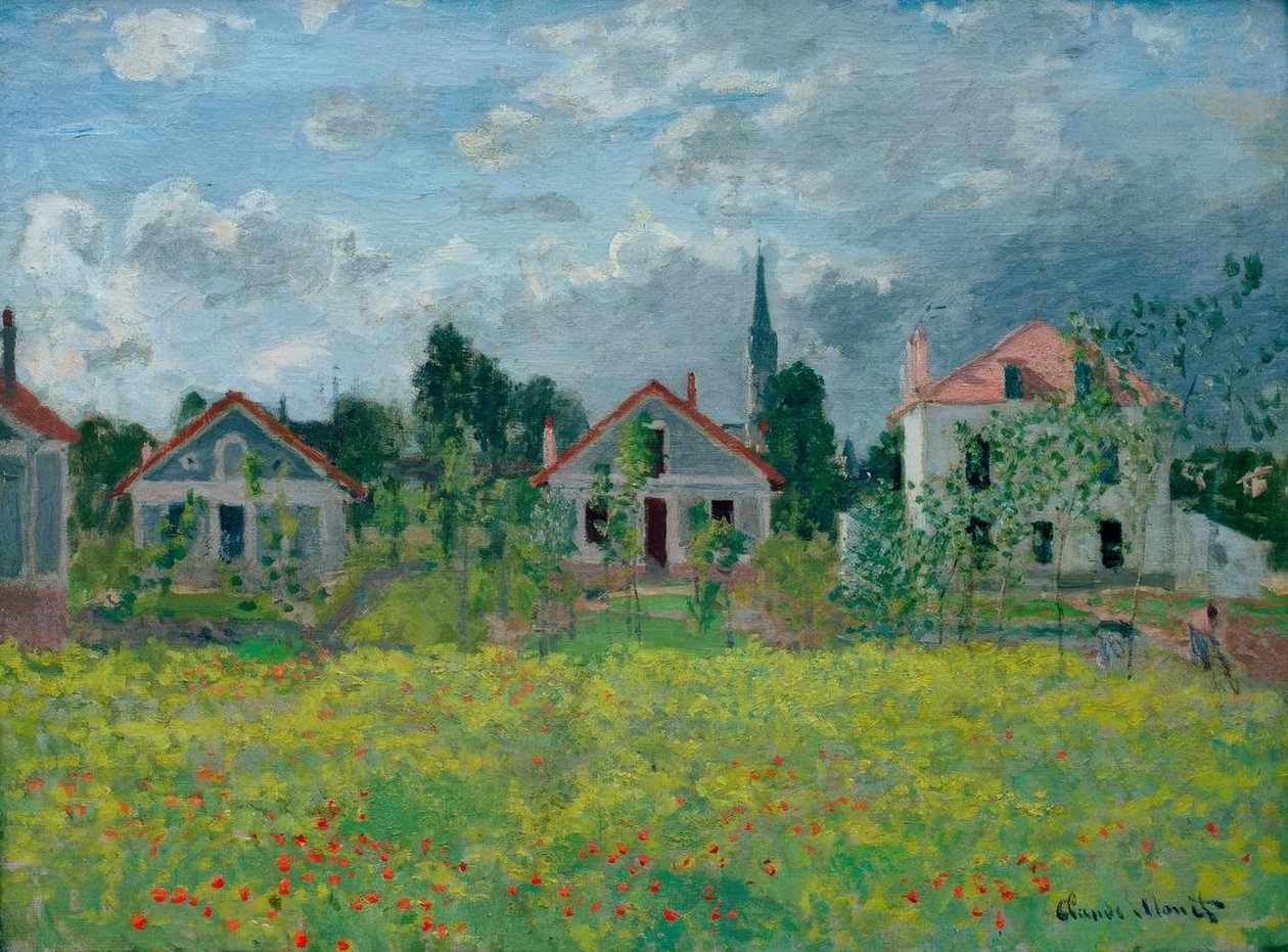 منازل في Argenteuil بواسطة كلود مونيه