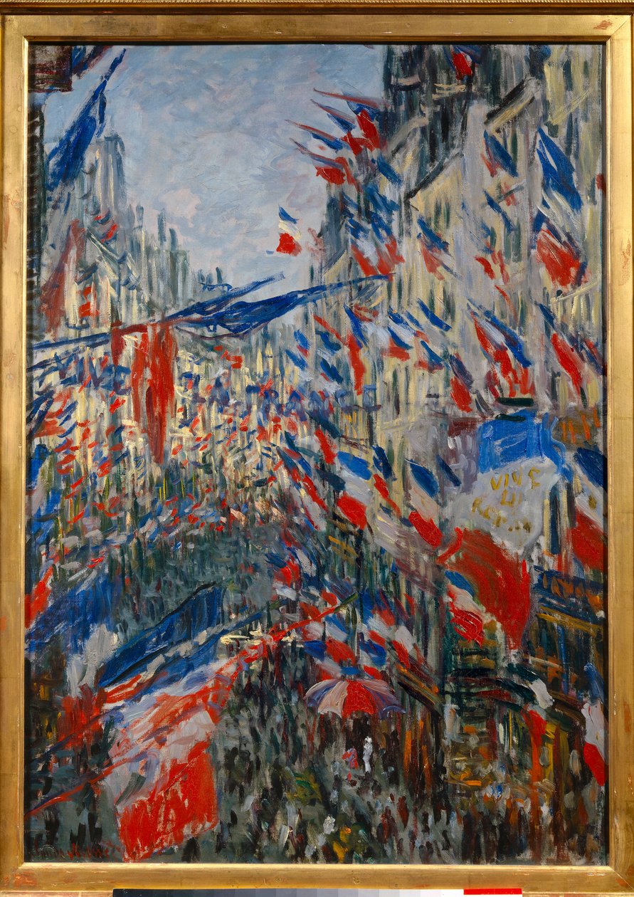 La Rue Saint-Denis (Saint Denis) في باريس ، وليمة 30 يونيو 1878. لوحة لكلود مونيه (1840-1926) بواسطة كلود مونيه