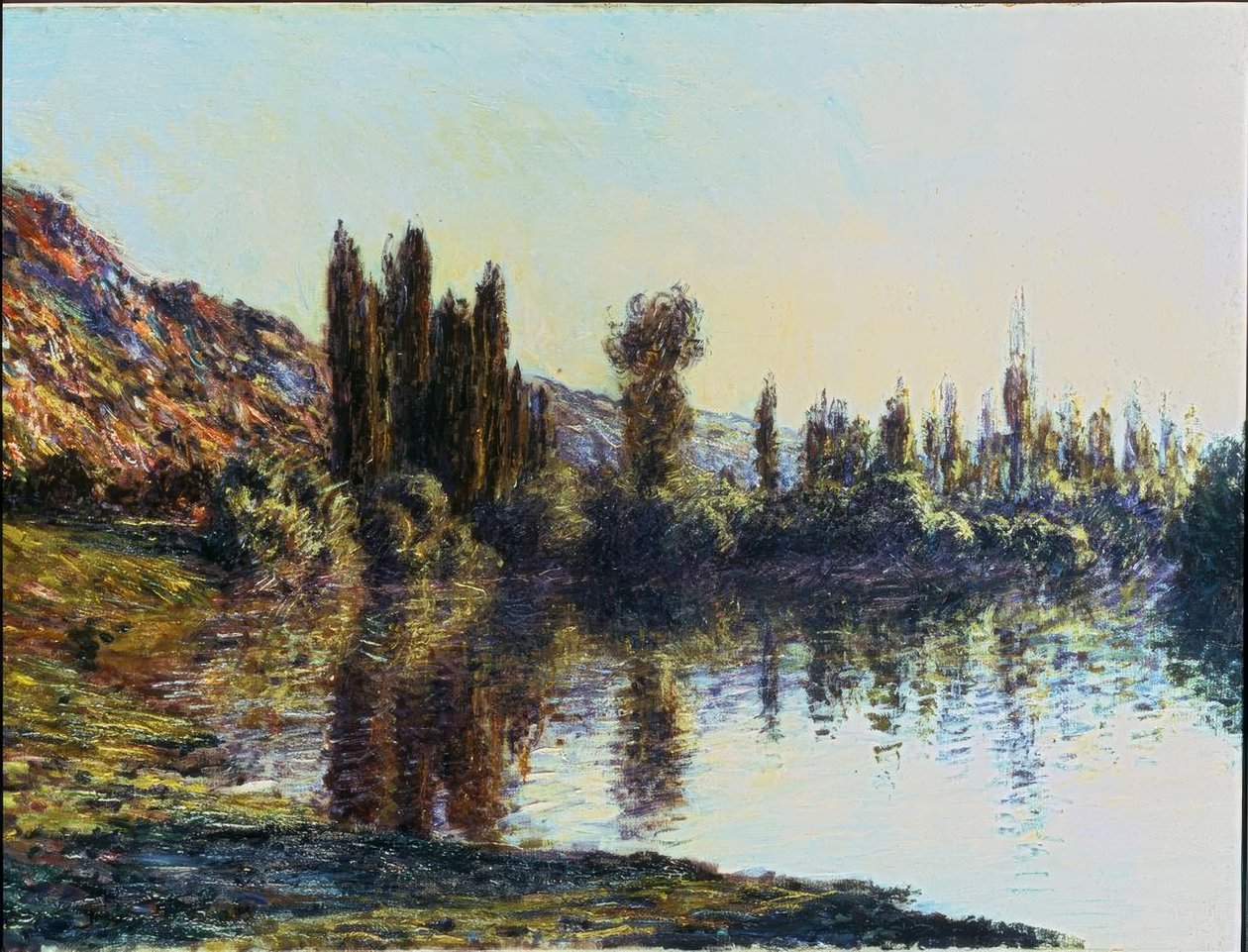 السين في Vétheuil بواسطة كلود مونيه