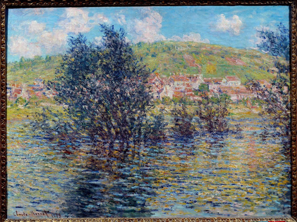 La Seine a Vetheuil ، تأثير الشمس بعد المطر. لوحة لكلود مونيه (1840-1926) بواسطة كلود مونيه