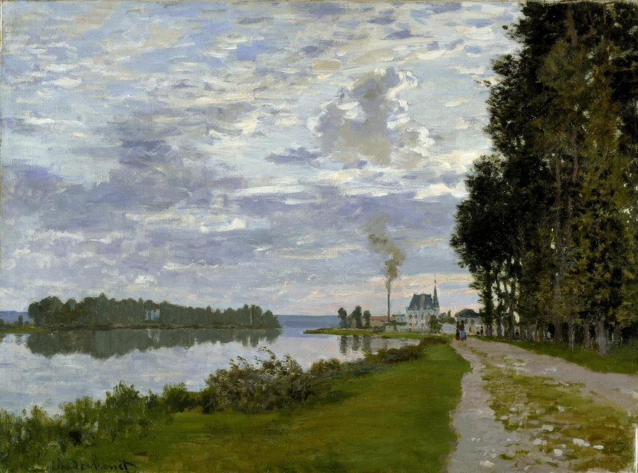 منتزه Argenteuil بواسطة كلود مونيه
