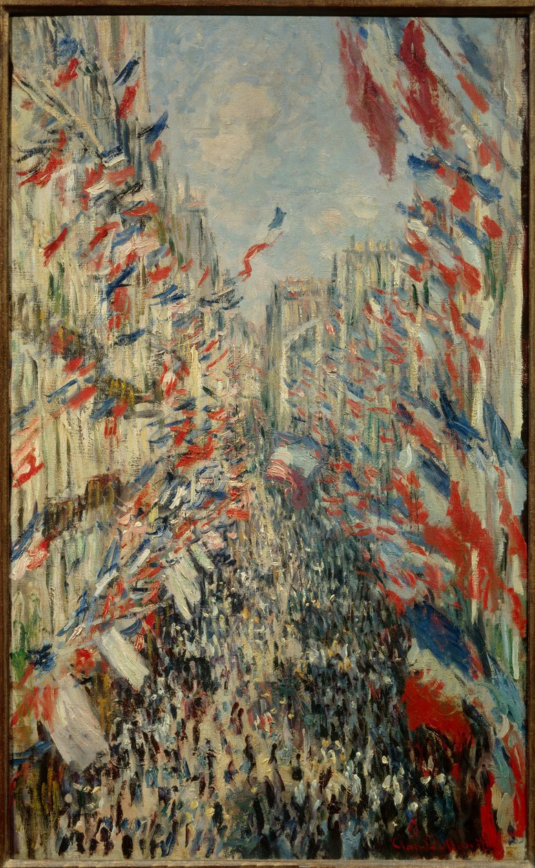 لا شارع مونتورجيل في باريس ، فيت دو 30 يونيو 1878 - لوحة لكلود مونيه (1840-1926) بواسطة كلود مونيه