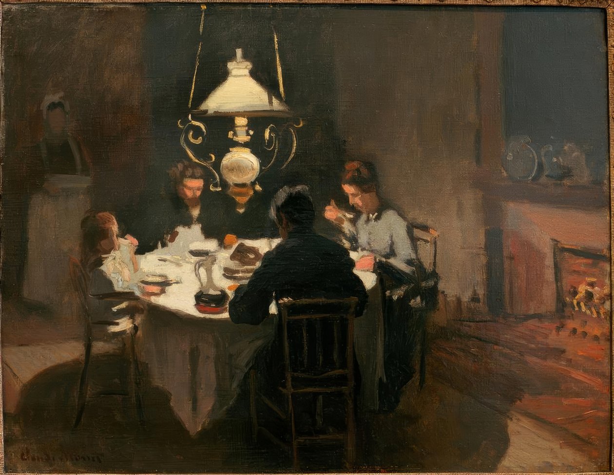 Le Dîner (العشاء) بواسطة كلود مونيه
