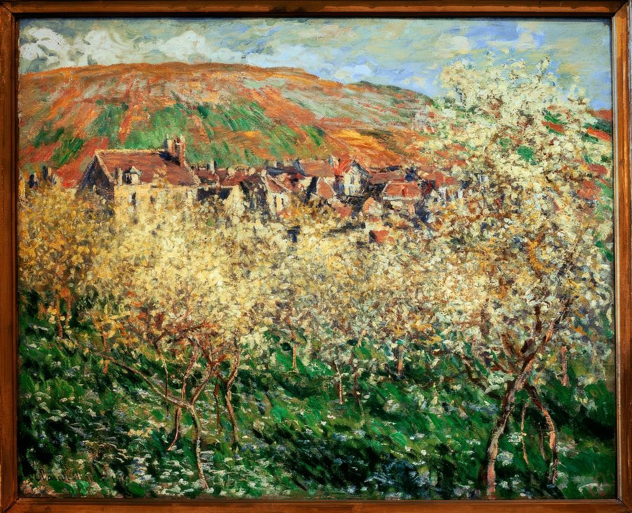 Les Pruniers en Fleurs à Vetheuil (Blühende Zwetschgenbäume بواسطة كلود مونيه