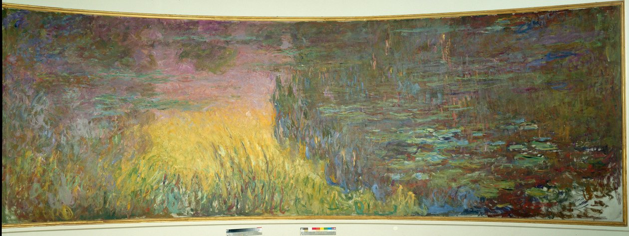 ليه nympheas ، سولي كوشانت لوحة لكلود مونيه (1840-1926) 1914-1926 Diptych 2 × 3 م لكل جزء. باريس. متحف Orangerie بواسطة كلود مونيه