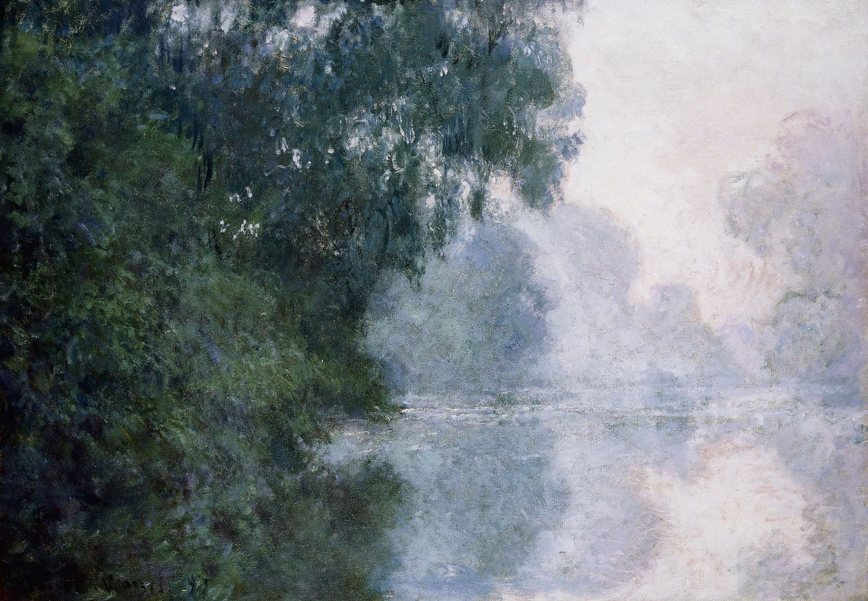 الصباح على نهر السين ، تأثير الضباب ؛ Matinee sur la Seine ، تأثير الضباب ، 1897 بواسطة كلود مونيه
