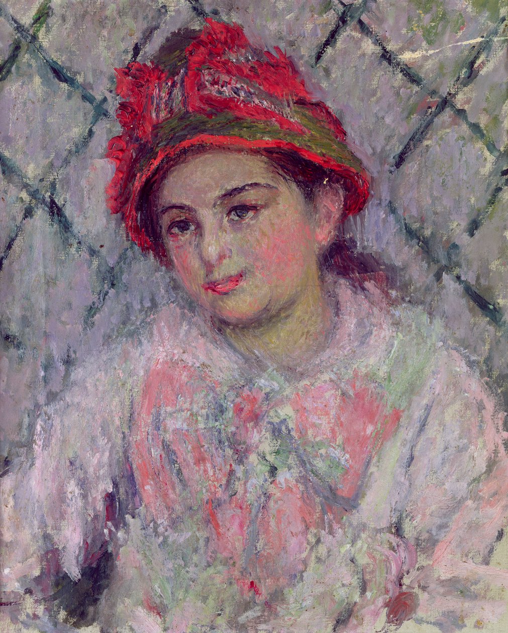 صورة بلانش هوشيده (1864-1947) كفتاة صغيرة ، 1880 بواسطة كلود مونيه