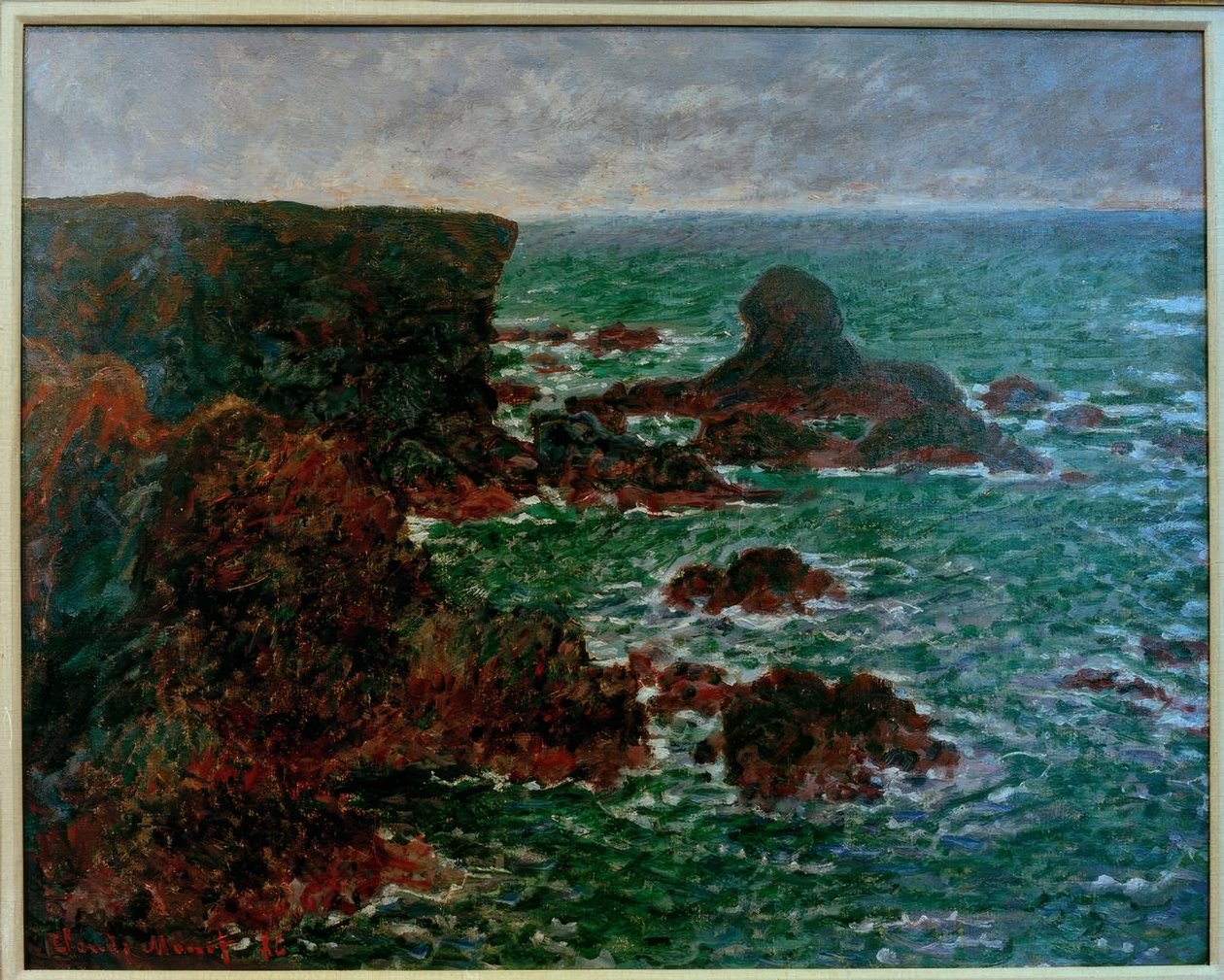 Rocher du Lion، Belle-Ile-en-Mer (Der Löwenfelsen. Belle-Il بواسطة كلود مونيه