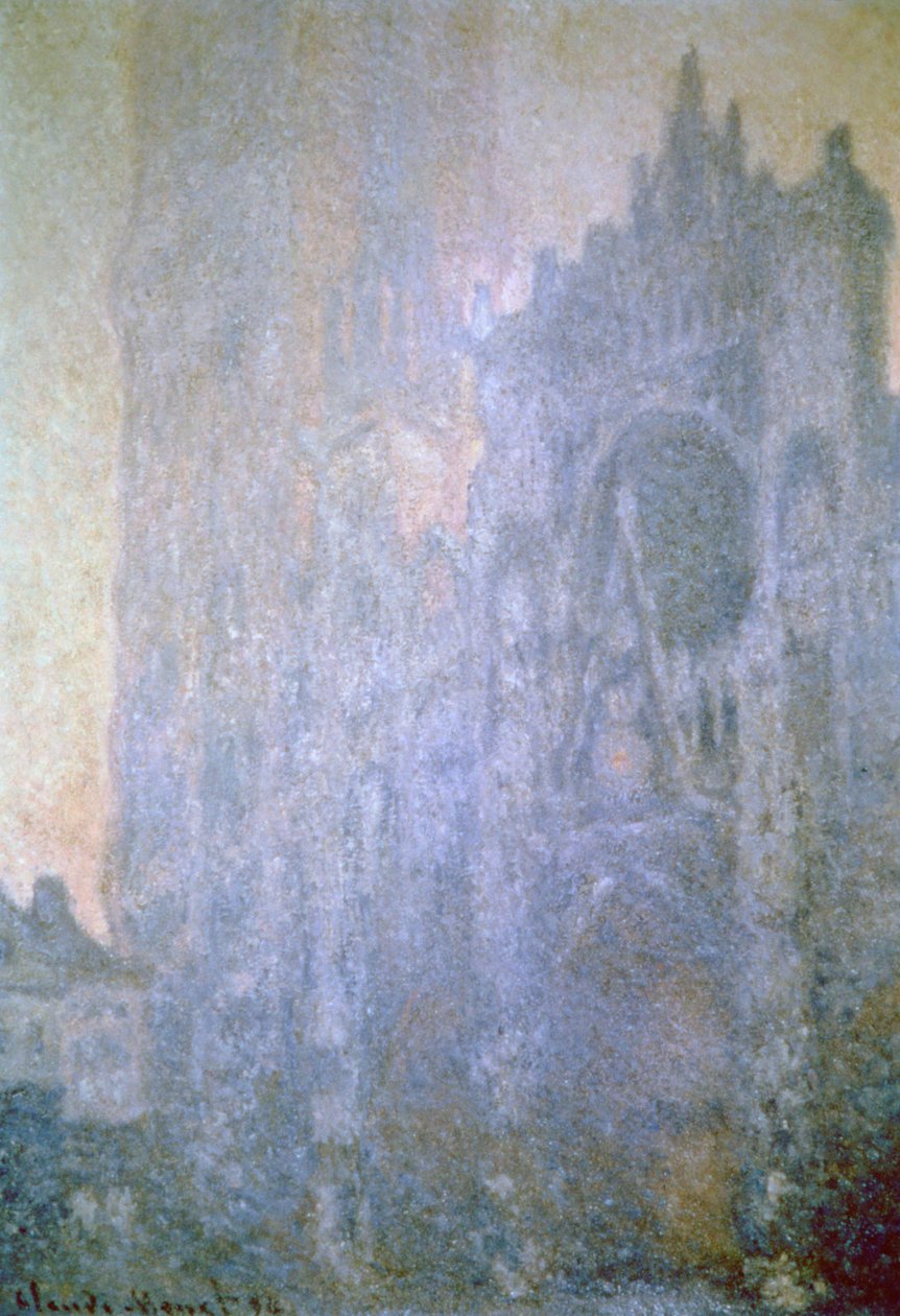 كاتدرائية روان ، ضوء الصباح الباكر ، 1894 بواسطة كلود مونيه