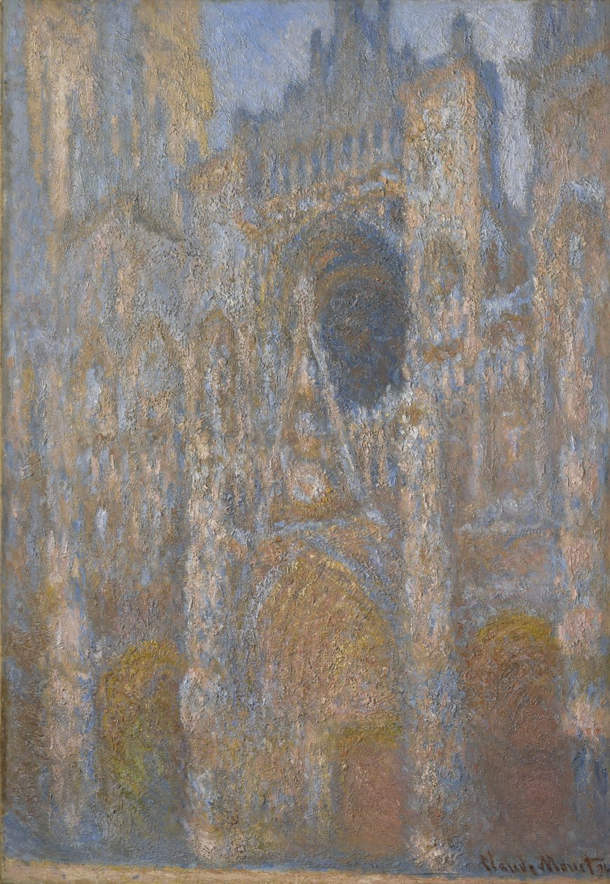 كاتدرائية روان ، الواجهة ، c.1892-94 بواسطة كلود مونيه