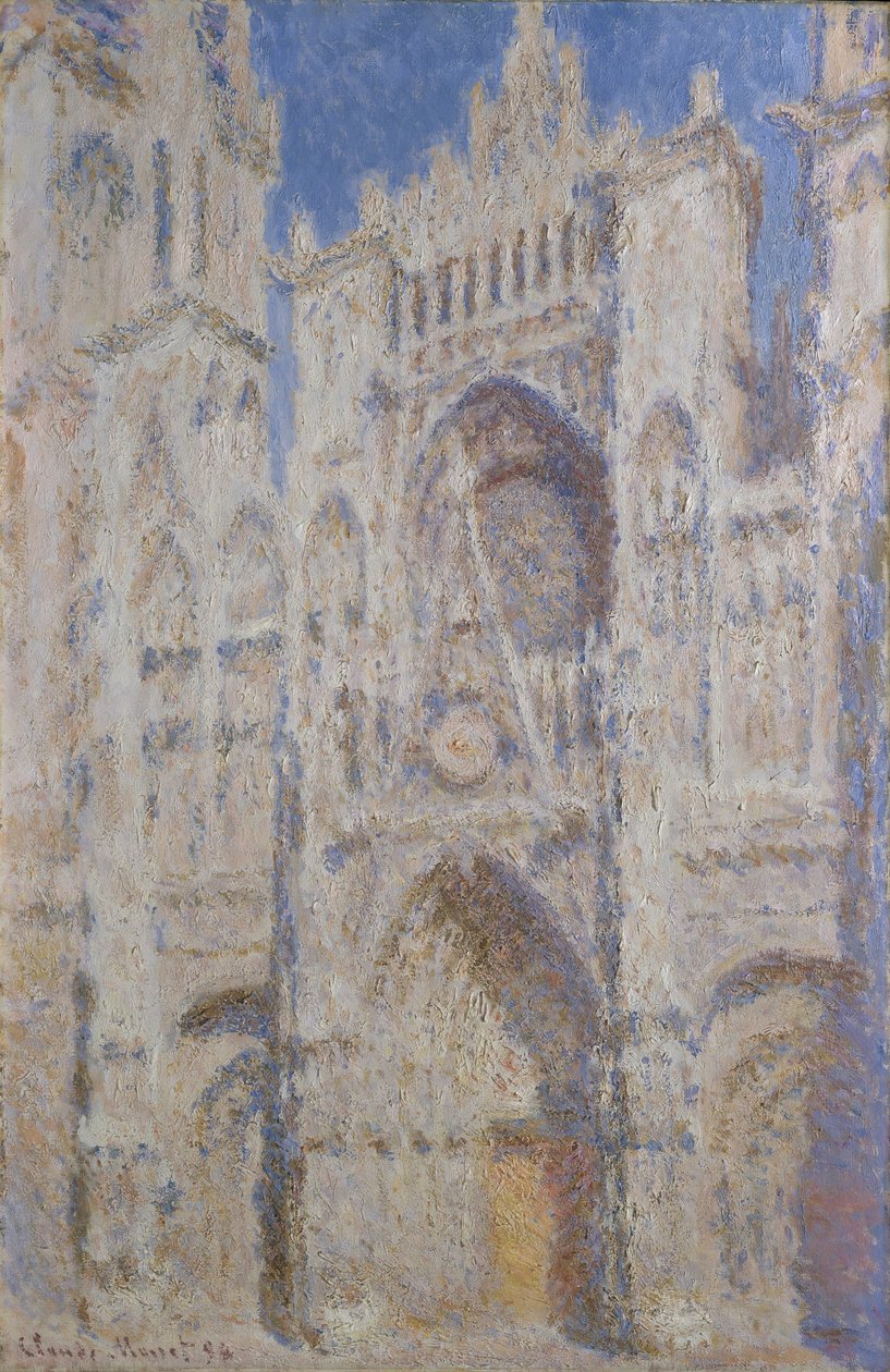 كاتدرائية روان: البوابة (ضوء الشمس) ، 1894 بواسطة كلود مونيه