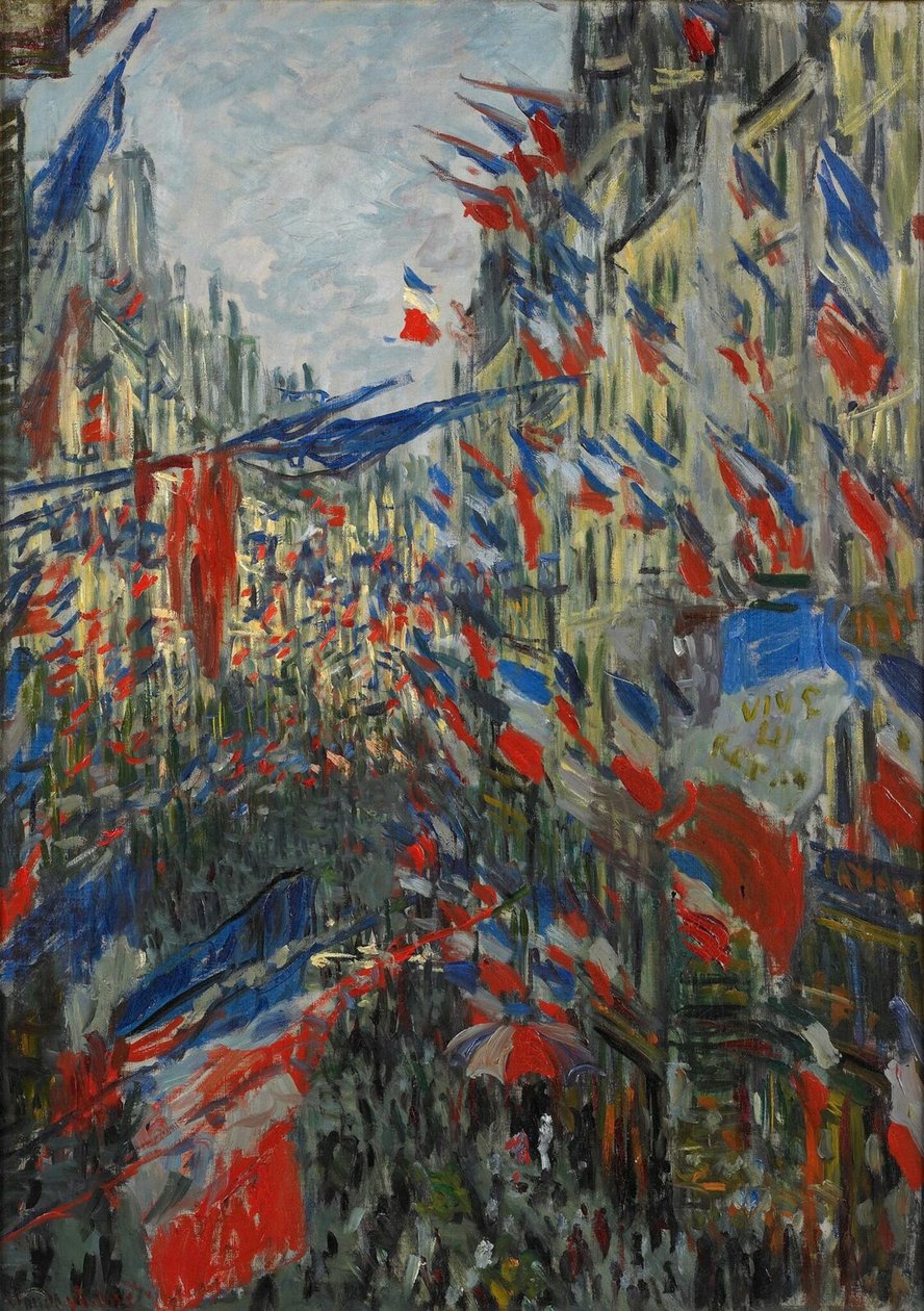 شارع سان دوني ، عيد 30 يونيو 1878 ، 1878. بواسطة كلود مونيه
