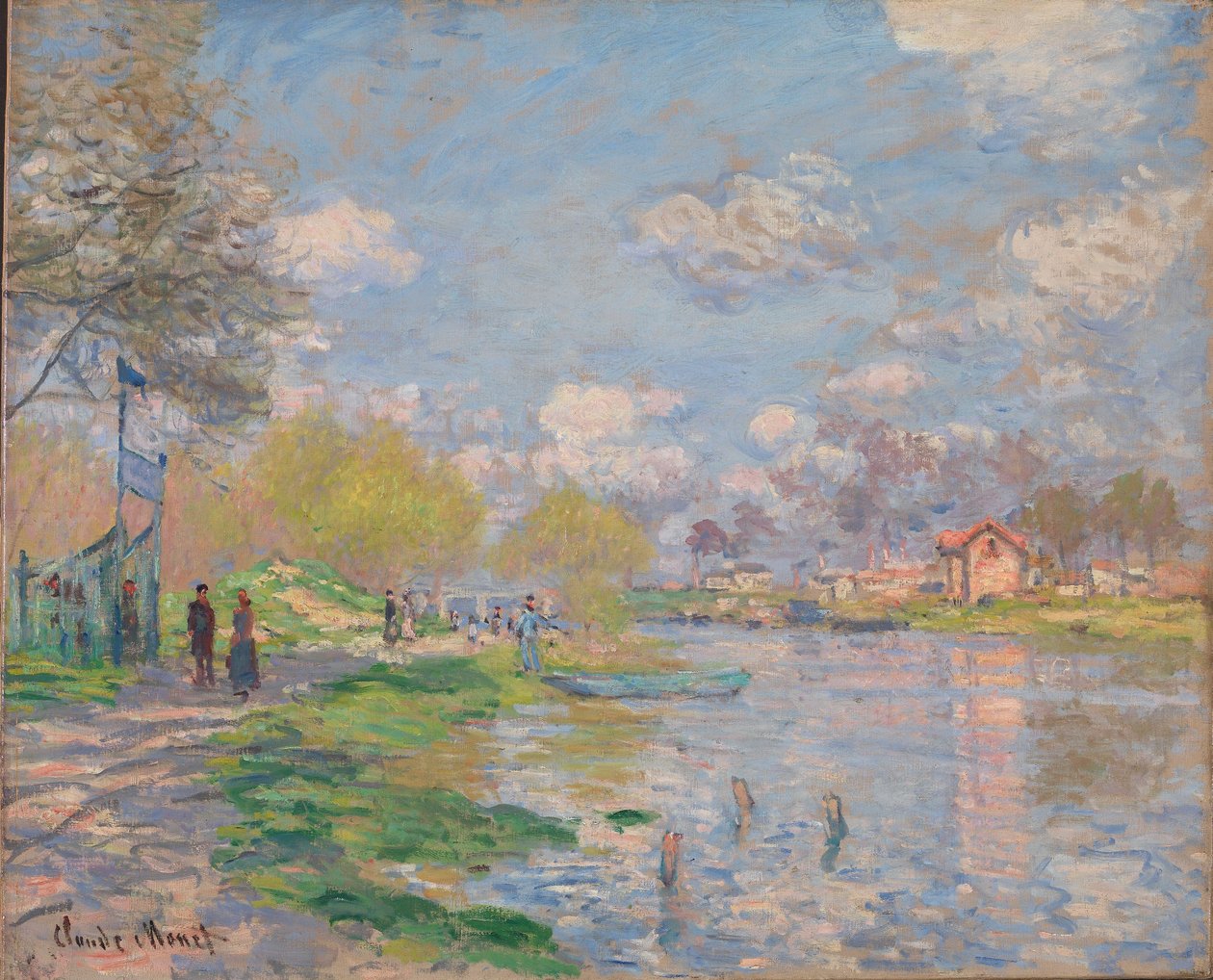 فصل الربيع على جزيرة La Grande Jatte بواسطة كلود مونيه