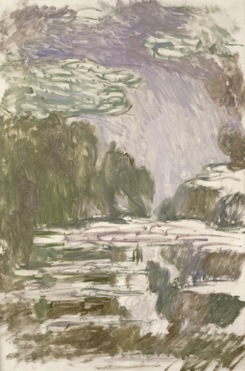 دراسة Waterlilies ، 1907 بواسطة كلود مونيه