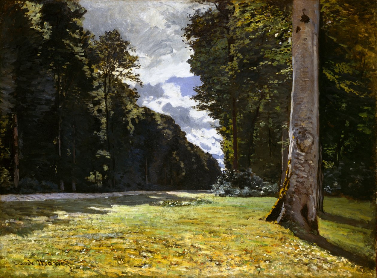 طريق Chailly عبر غابة Fontainebleau بواسطة كلود مونيه