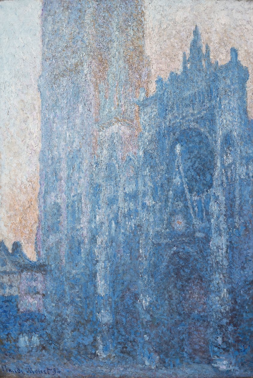 بوابة كاتدرائية روان في صباح النور ، 1894 بواسطة كلود مونيه