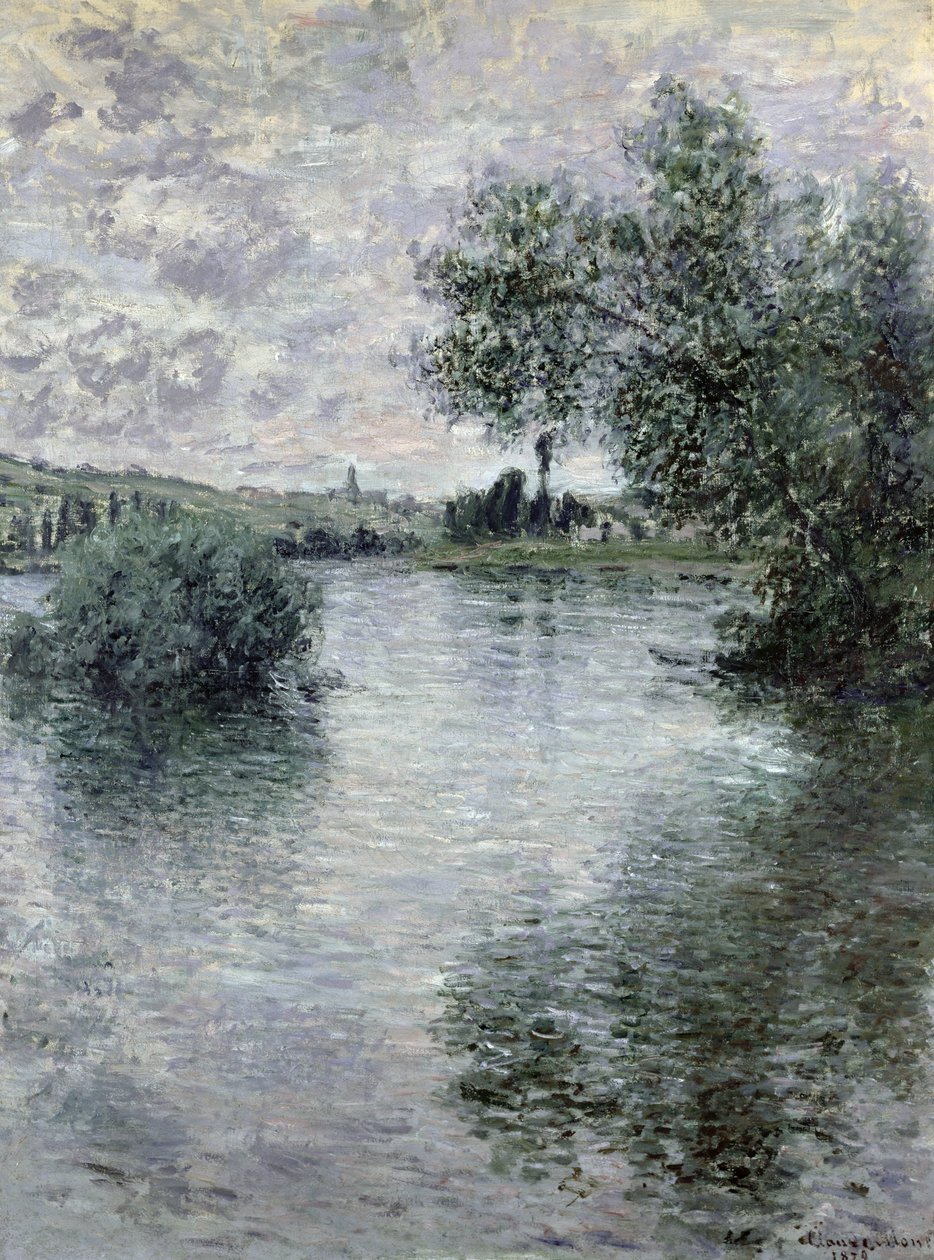 نهر السين في Vetheuil بواسطة كلود مونيه