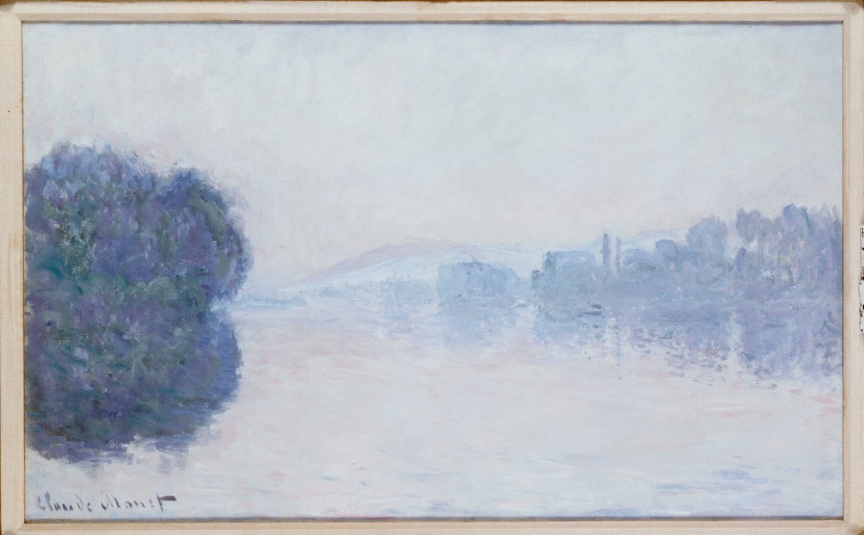 نهر السين بالقرب من فيرنون ، تأثير الصباح ، c.1894 بواسطة كلود مونيه