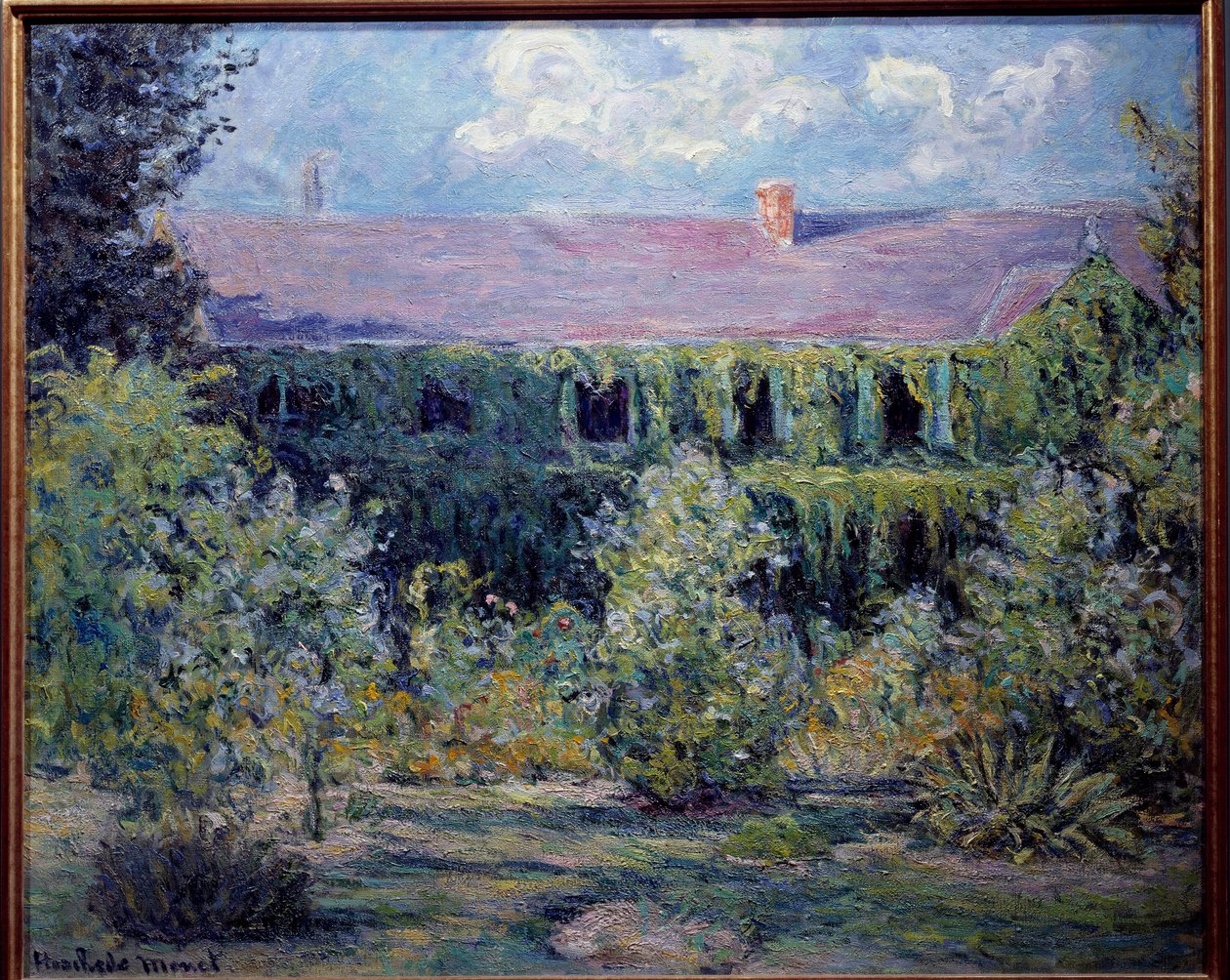 يحتوي منزل الرسام كلود مونيه على لوحة جيفرني بواسطة بلانش هوش (1865-1947) من القرن التاسع عشر. فيرنون ، متحف بولين إنتباه! قد يخضع استخدام هذا العمل لطلب إذن من طرف ثالث أو رسوم إضافية بواسطة كلود مونيه
