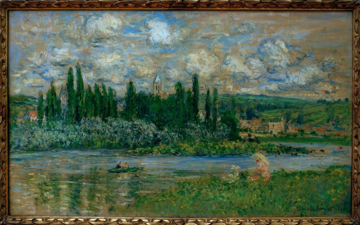 Vue de Vetheuil (منظر من Vetheuil sur Seine) بواسطة كلود مونيه