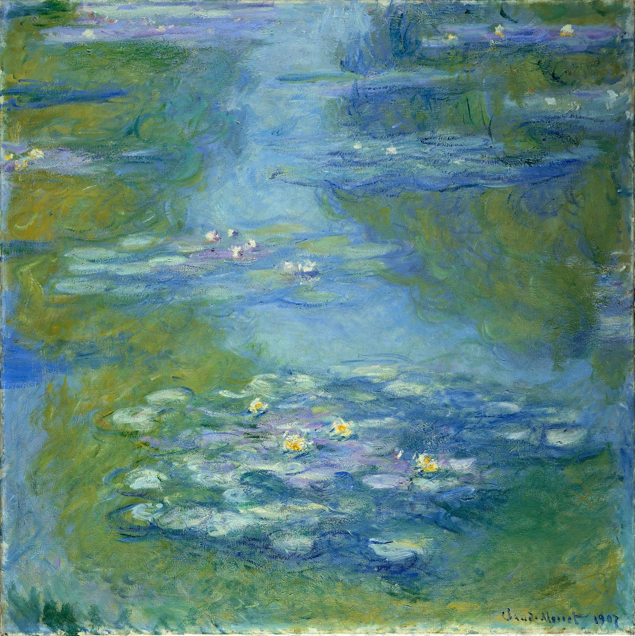 Waterlilies ، 1907 بواسطة كلود مونيه