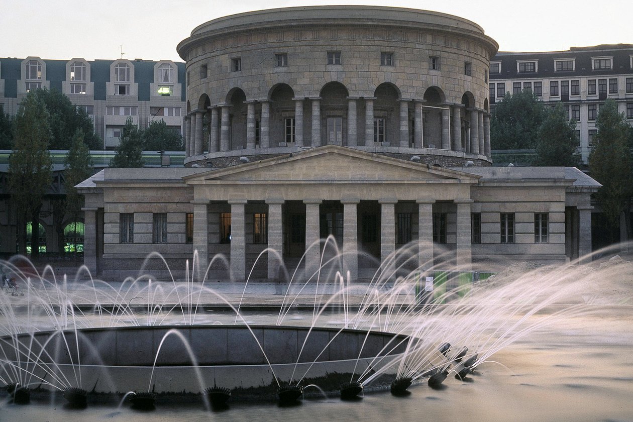 تم بناء La Villette rotunda في عام 1789 على يد كلود نيكولاس ليدو. بواسطة كلود نيكولاس ليدوكس