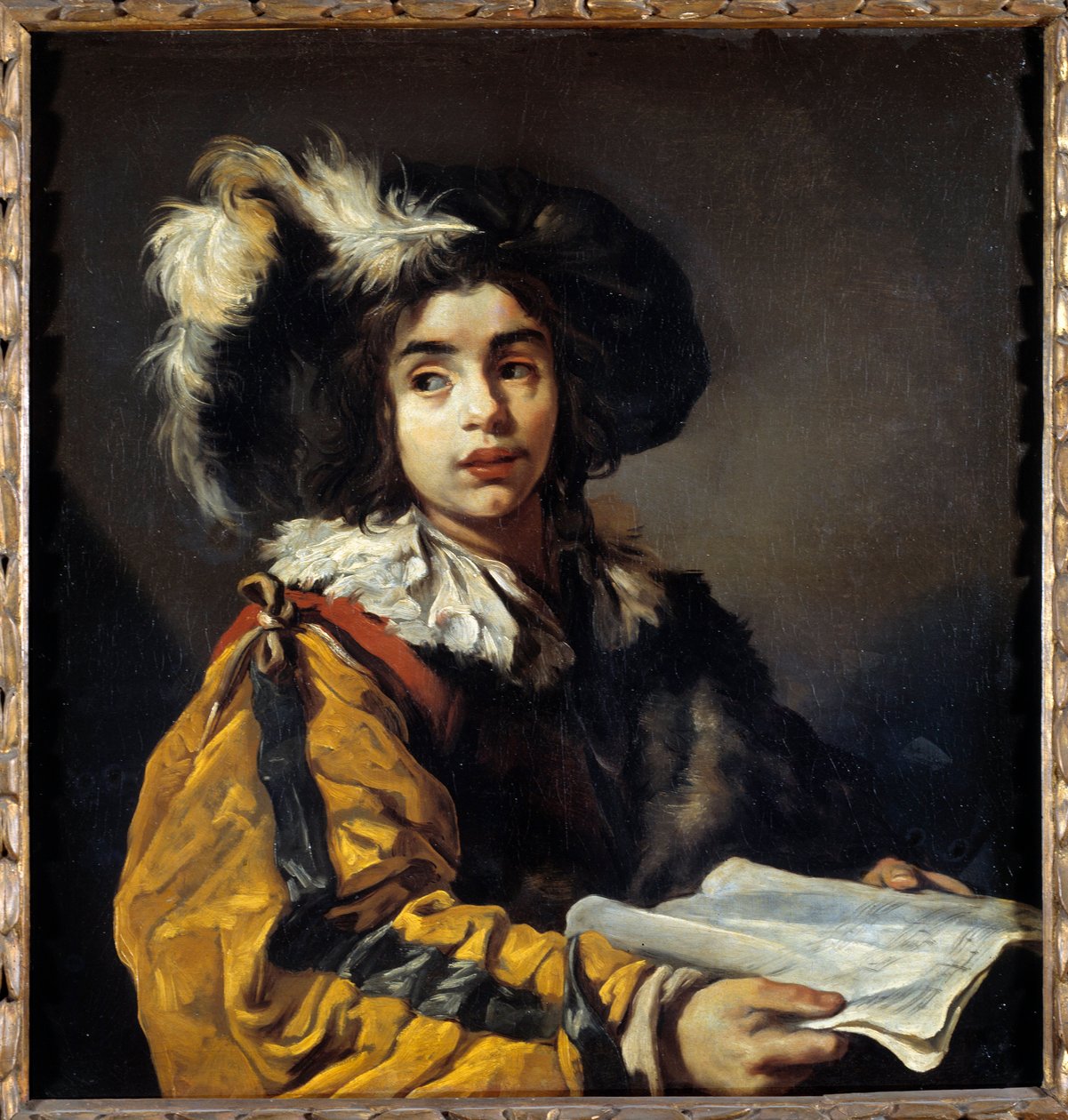 المغني الشاب رسمه كلود فيجنون (1593-1670) القرن السابع عشر. 0.95x0.9 م بواسطة كلود فيجنون