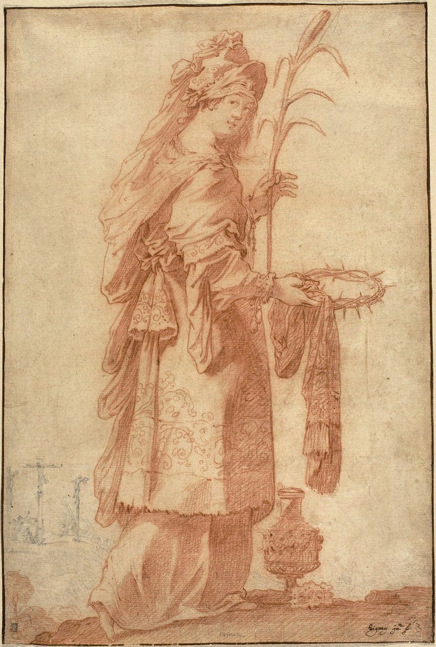 Samian Sibyl ، c.1630 بواسطة كلود فيجنون